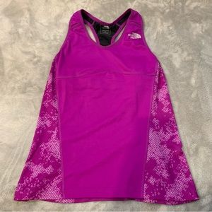 Purple the north face tank top racerback